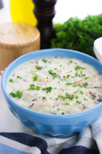 Creamy Chicken Soup with Wild Rice