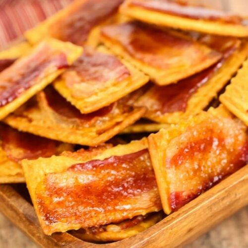 Glazed Bacon Crackers - WEBSTORY COVER
