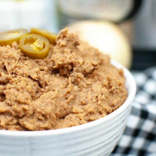 Instant Pot Restaurant Style Refried Beans - WEBSTORY COVER