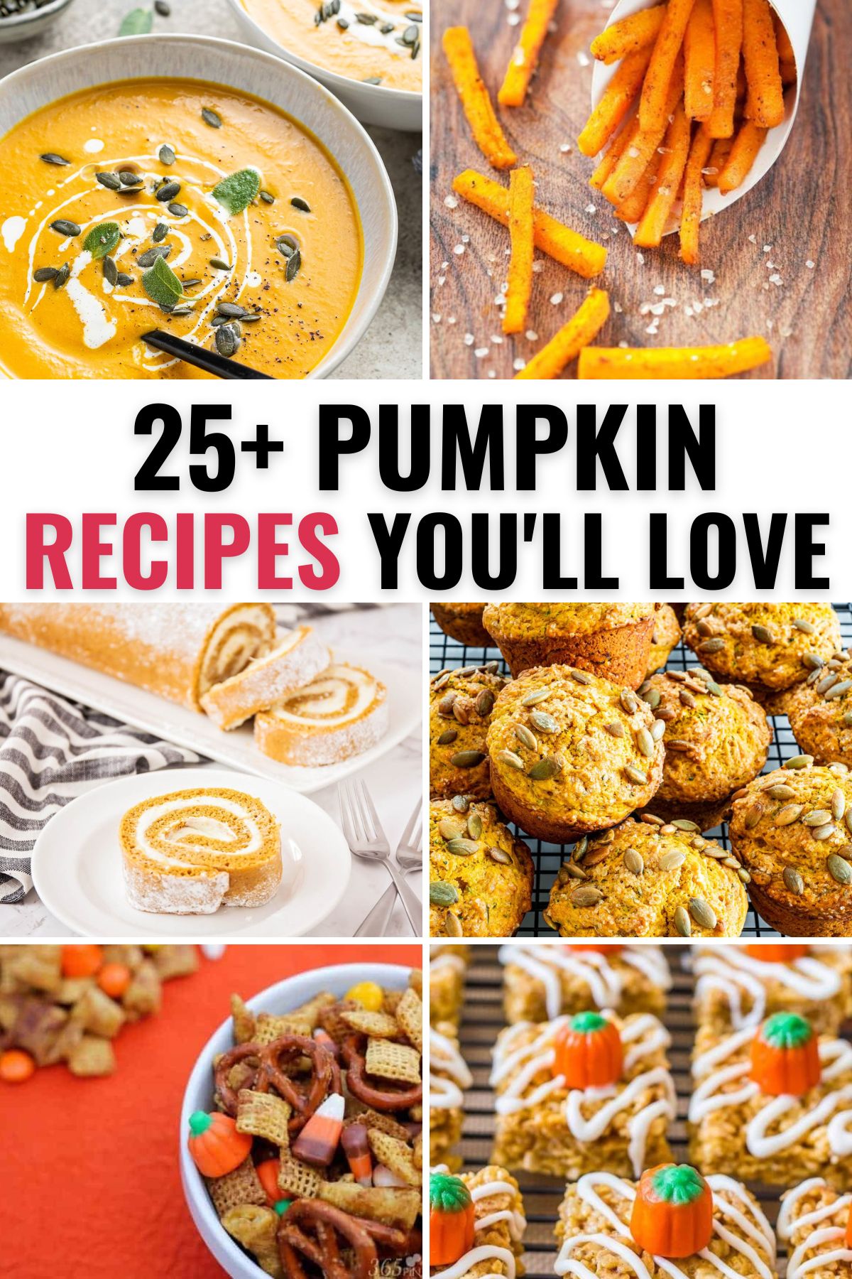 collection of 25+ sweet and savory pumpkin recipes you'll love