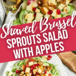 Shaved Brussels Sprouts Salad with Apples