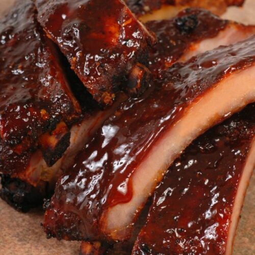 BBQ Ribs on Gas Grill - WEBSTORY COVER