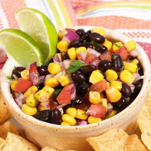 Black Bean Corn Salsa - WEBSTORY COVER