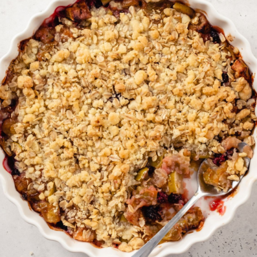 Blueberry and Apple Crumble - WEBSTORY COVER