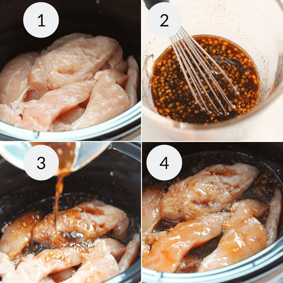 Learn how to create delicious Teriyaki Chicken Thighs in the crock pot.