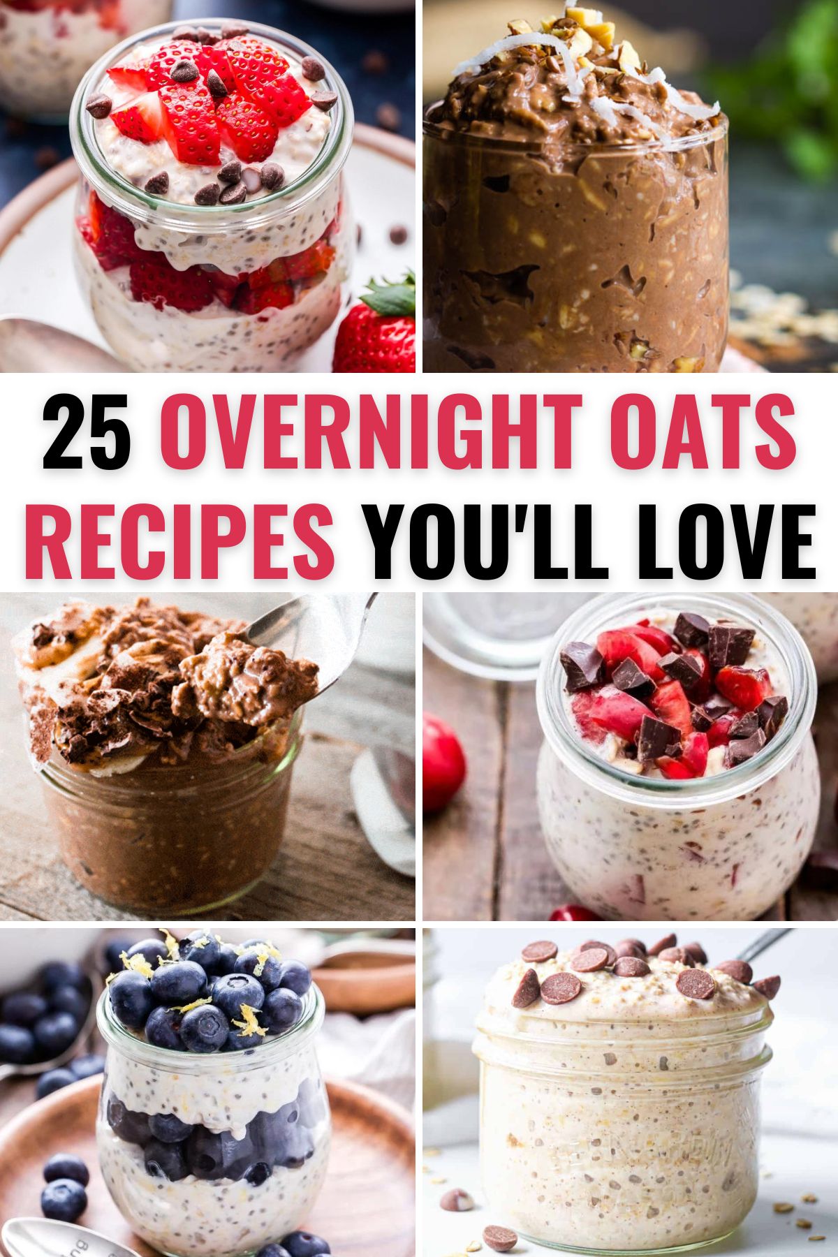  A collection of oats in a jar recipes