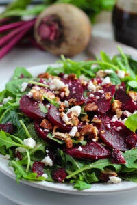 Roasted Beetroot Salad with Feta and Balsamic