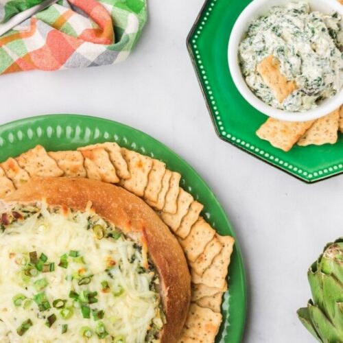Spinach Artichoke Baked Dip - WEBSTORY COVER