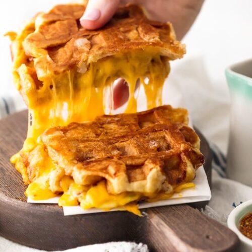 Waffle Apple Grilled Cheese