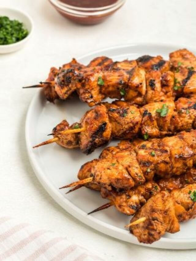 Sticky Chicken on a Stick - WEBSTORY COVER
