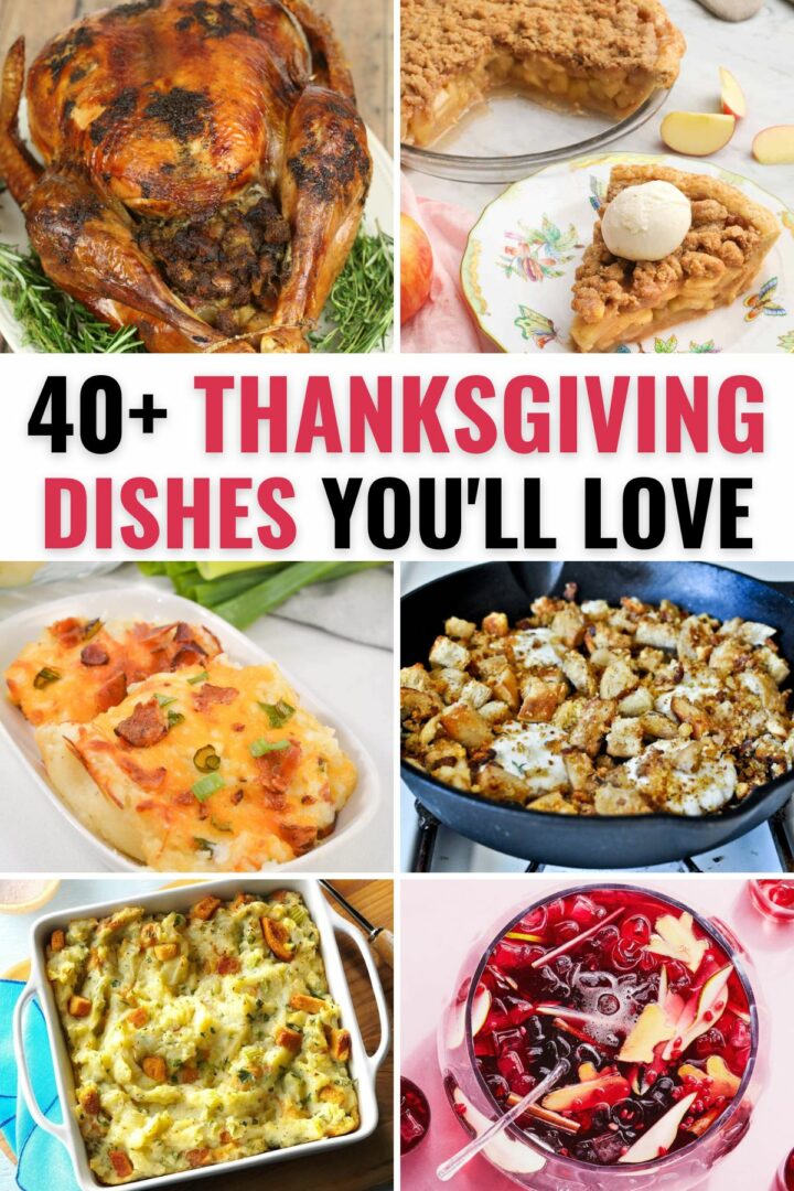 A collection of the best thanksgiving dishes