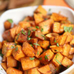 A bowl of the sweet potatoes.