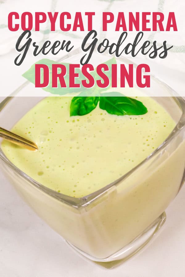 does panera sell green goddess dressing Panera's Green Goddess dressing recipe