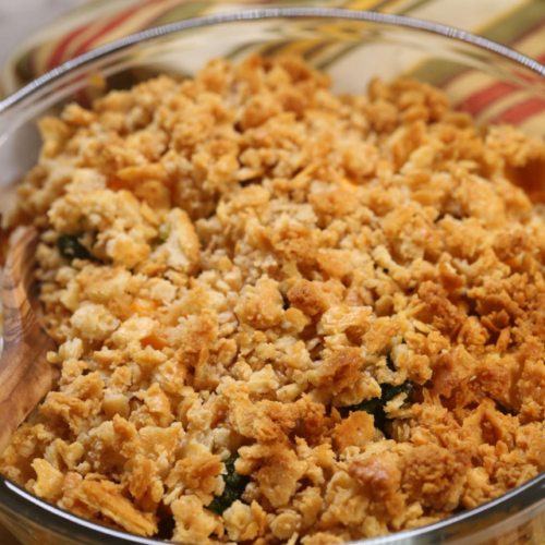 Easy Broccoli Casserole with Ritz Crackers - WEBSTORY COVER