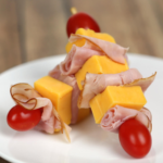 Ham and Cheese Appetizer Skewers
