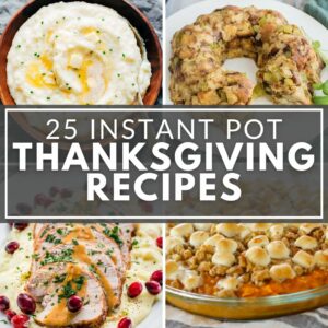 A collection of instant pot thanksgiving recipes