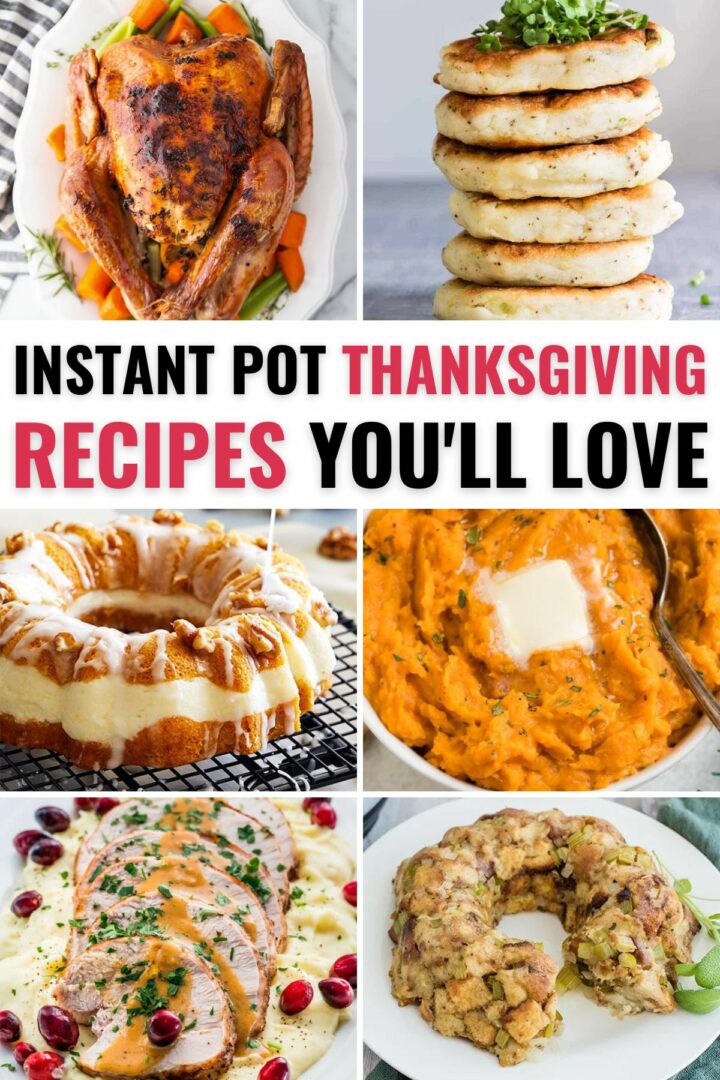 A collection of instant pot thanksgiving recipes