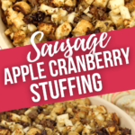 apple and sausage stuffing