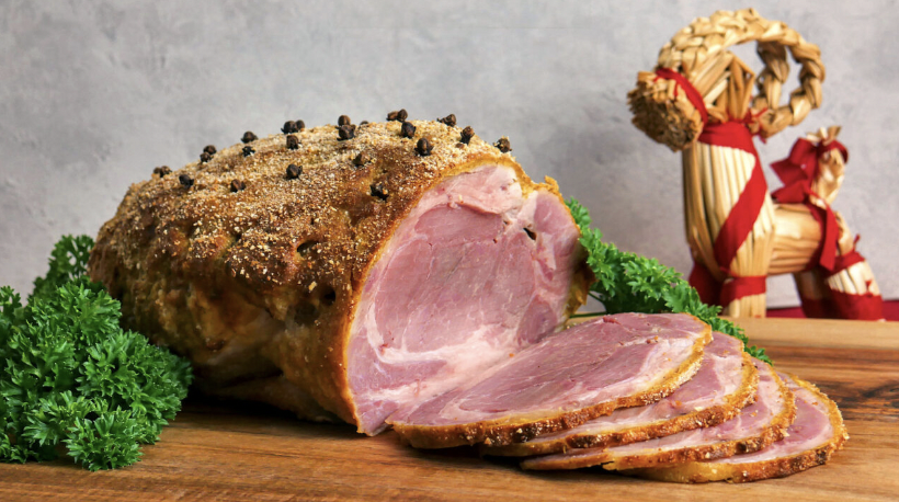 Tender and delicious Swedish holiday ham
