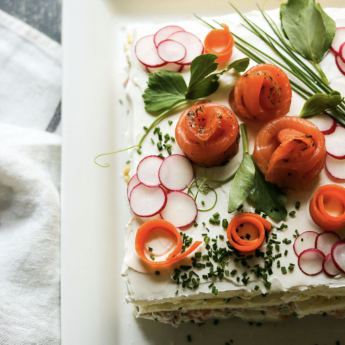 Healthy Swedish sandwich cake