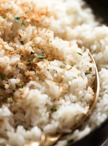 Healthy and satisfying coconut rice