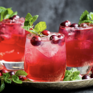 Ruby Red cranberry gin cocktail