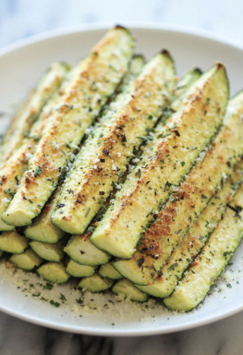Tender and delicious parmesan zucchini