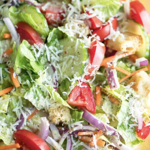 Healthy and delicious side salad