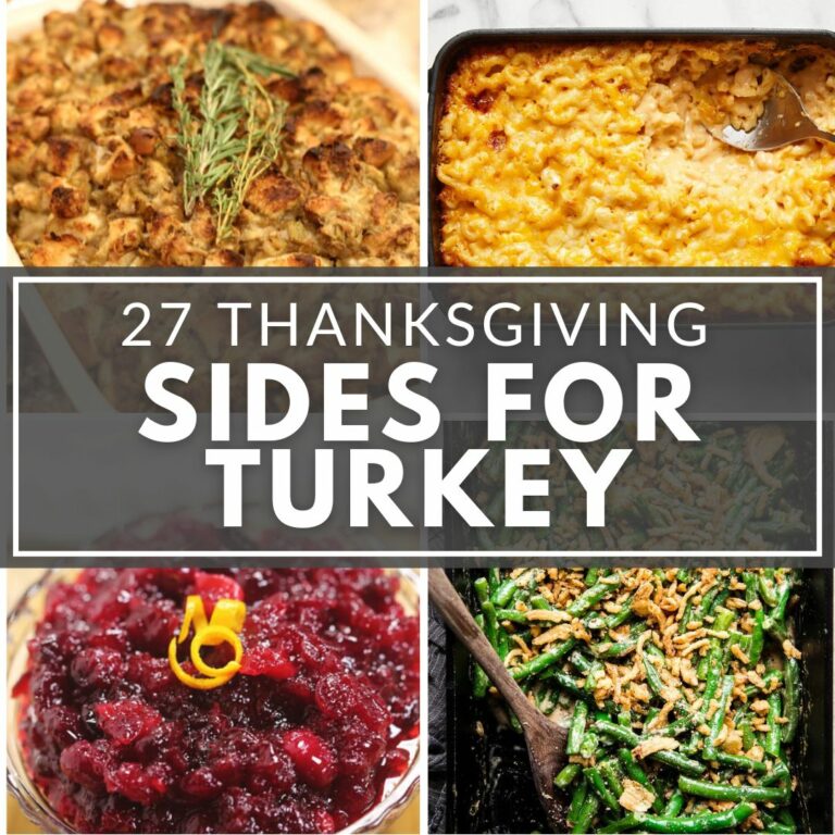 A collection of the best thanksgiving sides for turkey