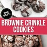 Two views of the finished chocolate treat.