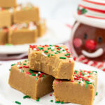 A stack of Gingerbread fudge.