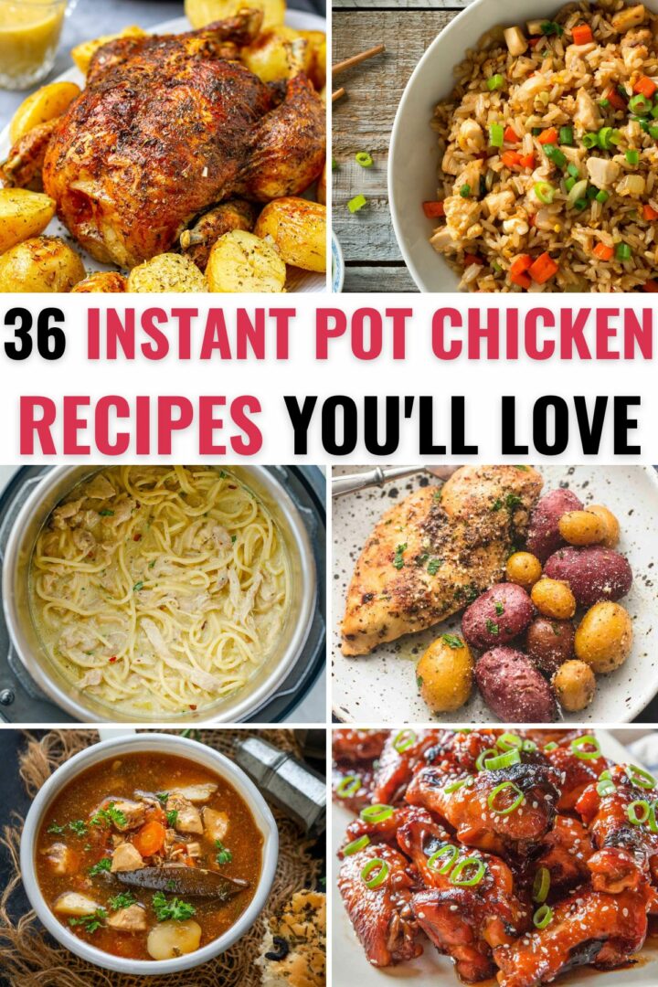 A collection of instant pot chicken recipes