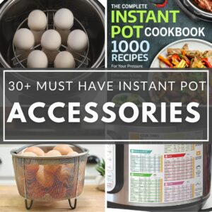 A collection of Instant Pot accessories.