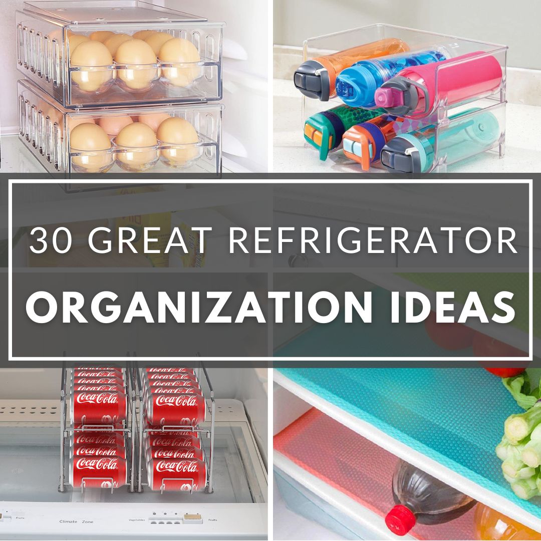 Top 9 Refrigerator Organization Solutions and an Organized Fridge - Kelley  Nan