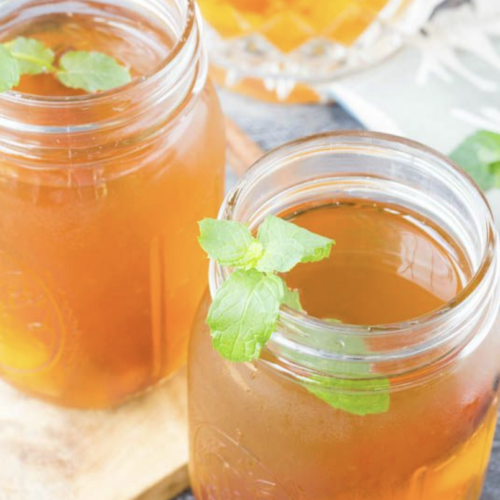 Flavorful and delicious peach cobbler moonshine
