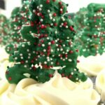 Christmas Tree Cupcakes.