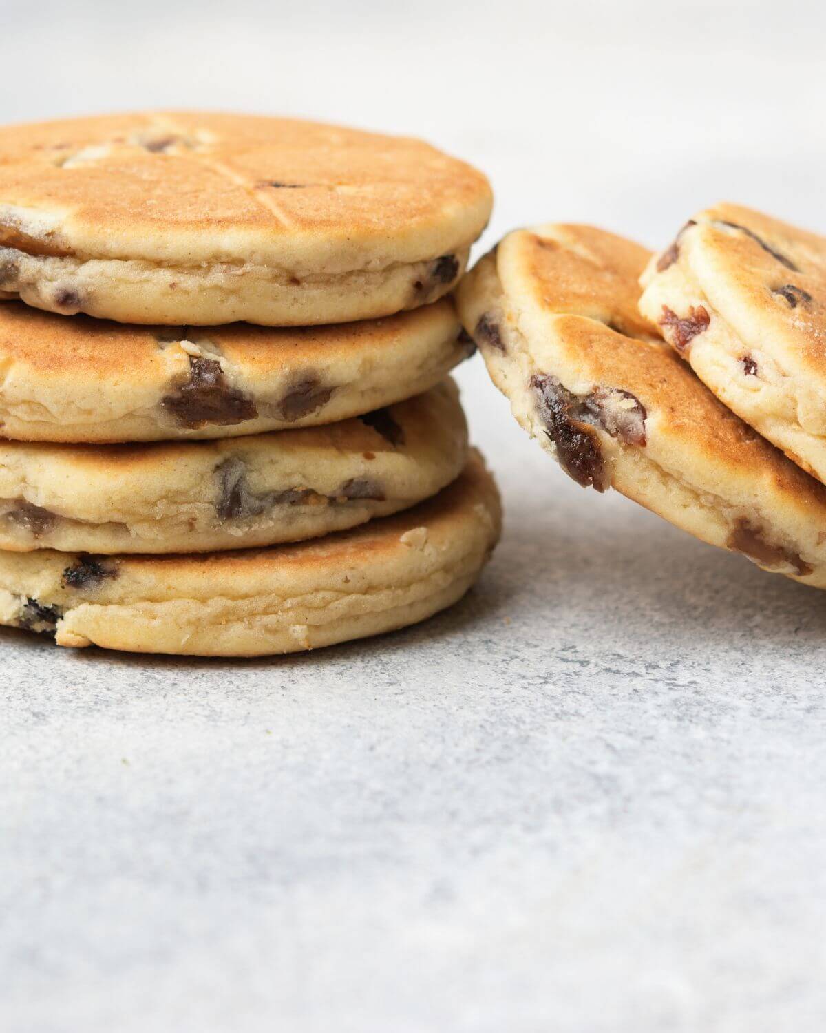 A stack of the cookies.
