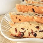 A tray of the cookies with dried fruit.
