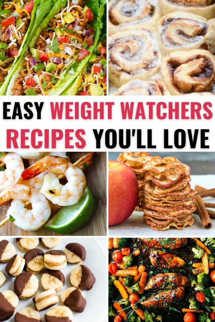 A collection of easy weight watchers recipes
