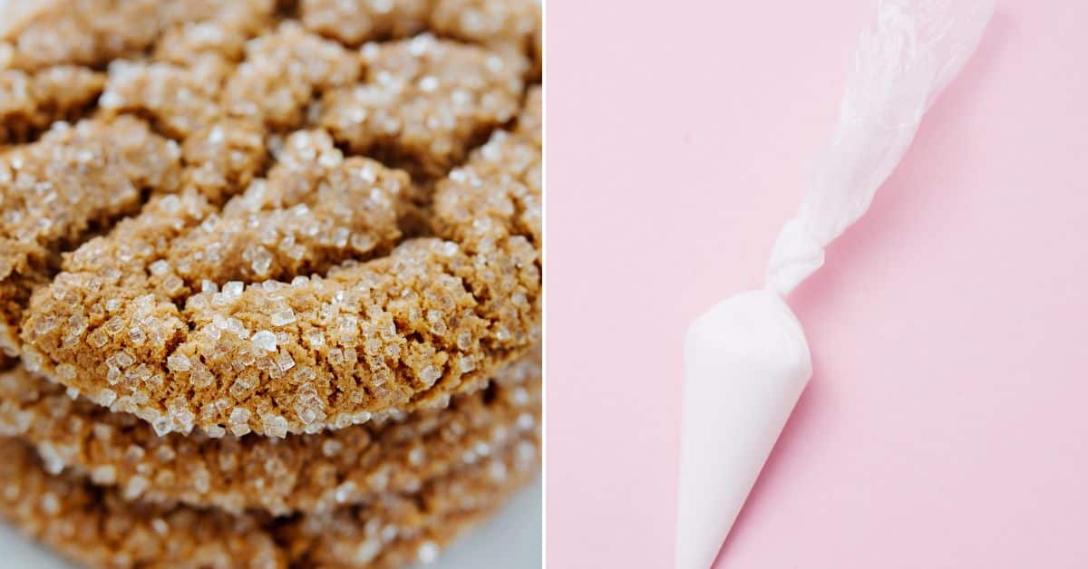 Cookies and frosting.