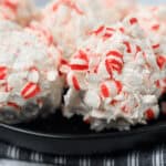 A perfect round mint oreo truffle.