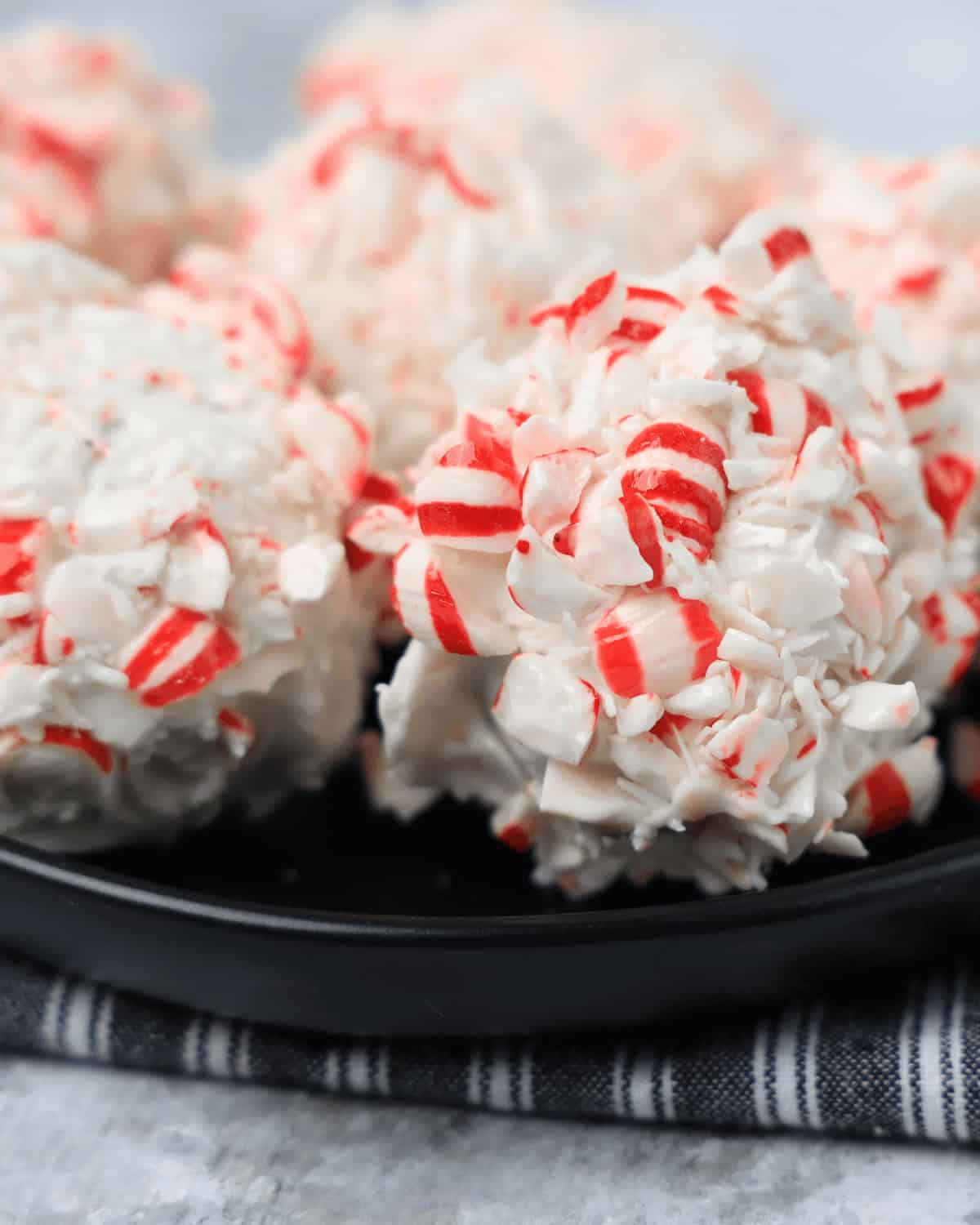 A perfect round mint oreo truffle.