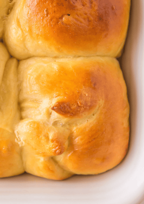 Sweet and delicious brioche dinner rolls