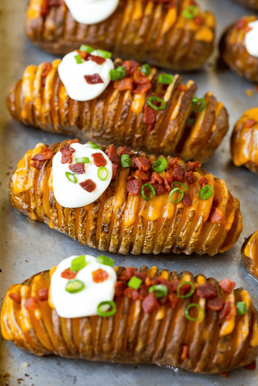 Crispy and flavorful hasselback potatoes