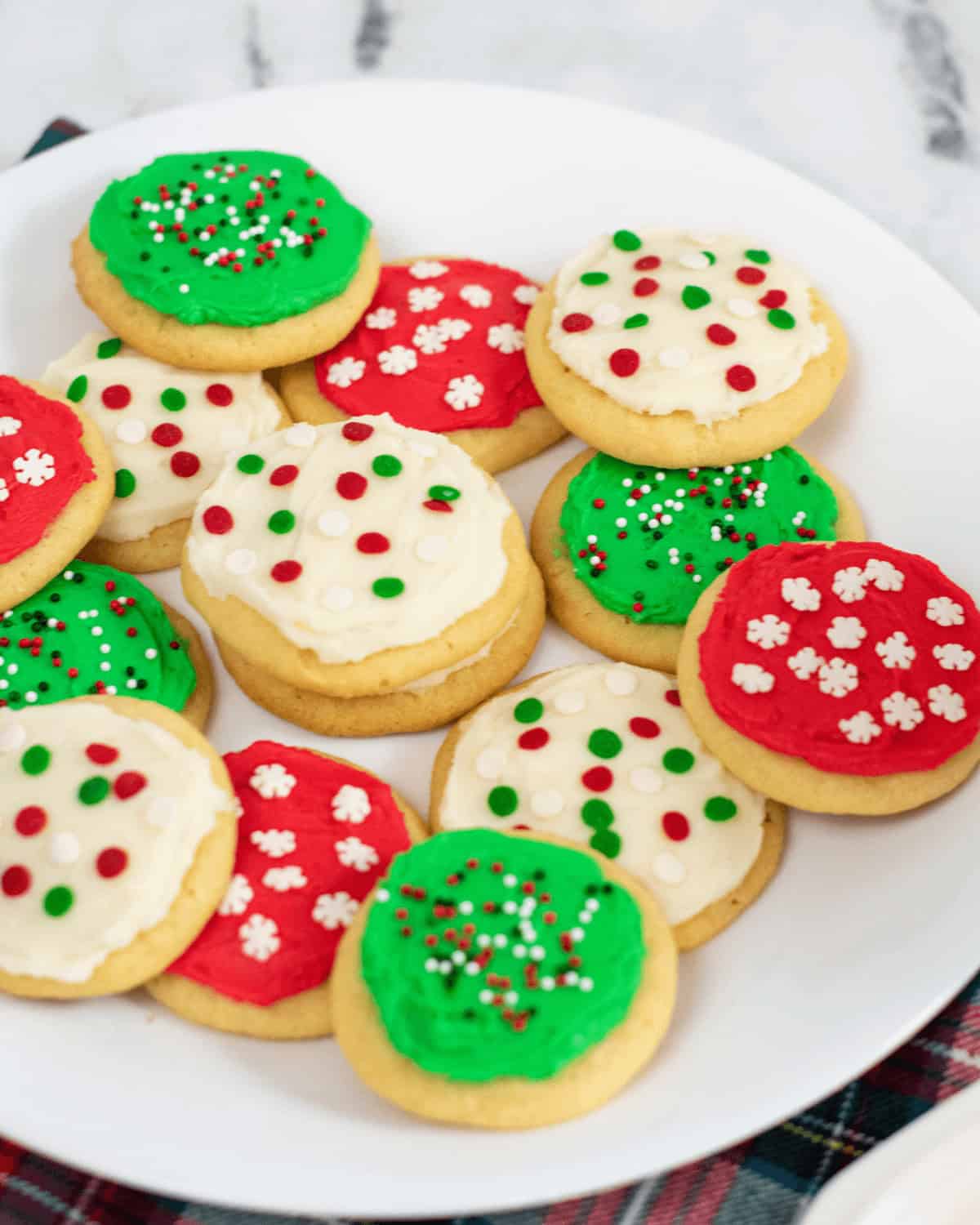 A platter of the Christmas treats.