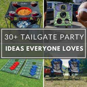 A collection of tailgate part ideas.