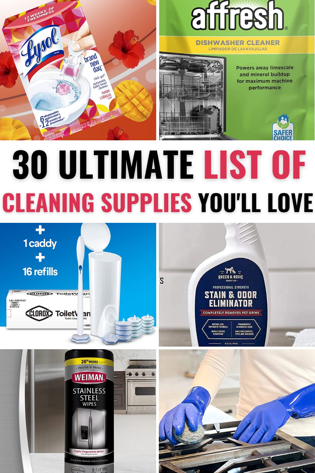 Ultimate List of Cleaning Supplies - It Is a Keeper