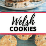Welsh cookies from two views.