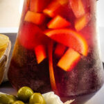 A pitcher of the Sangria.