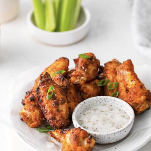 Flavorful dry rub chicken wings